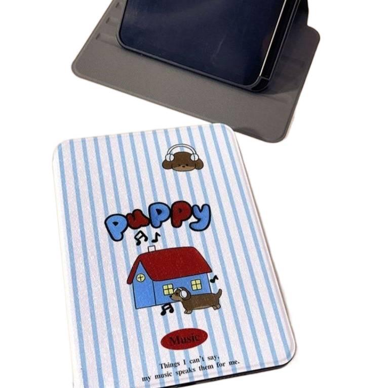 DGG Black Rotating iPad Case Compatible with iPad Air with Pencil Holder - Image 1