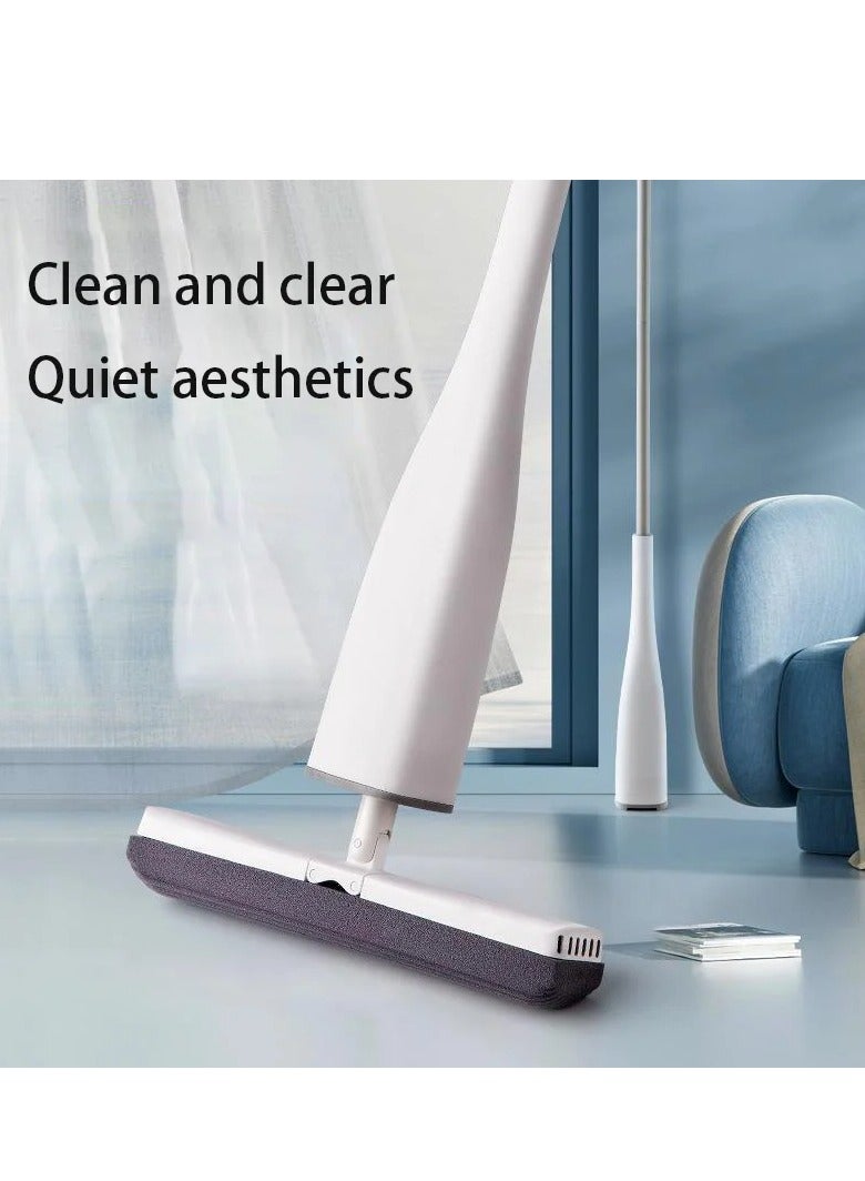 Dry & Wet Mop Sponge Mop Head Self-Squeeze Mop Cleaning Mop for Kitchen Bathroom - Image 3