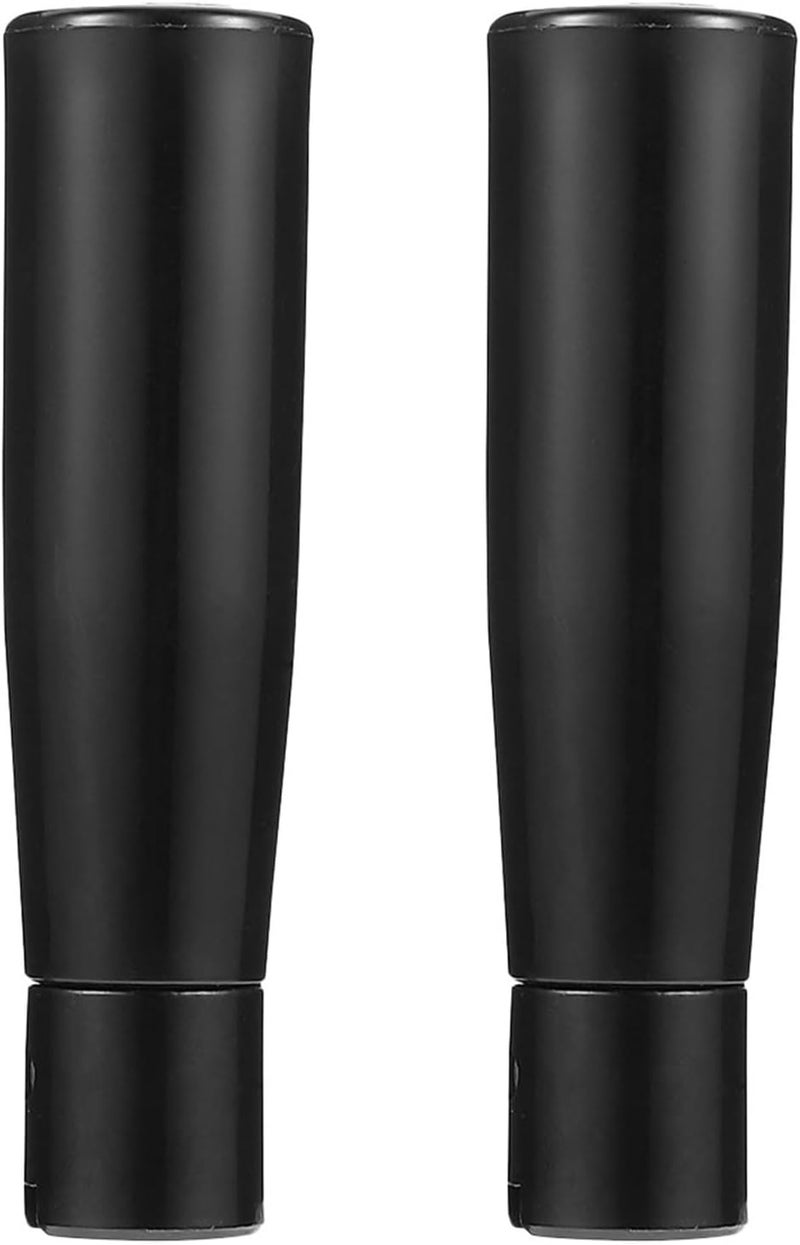 2pcs Black Folding Revolving Handle Grip, 20x63mm M6 Machine Tool Crank Handles with Smooth Rotating Grip for Lathe and Industrial Machinery - Image 1