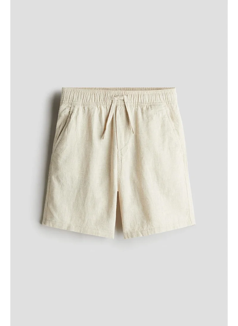 H&M Linen-blend shorts