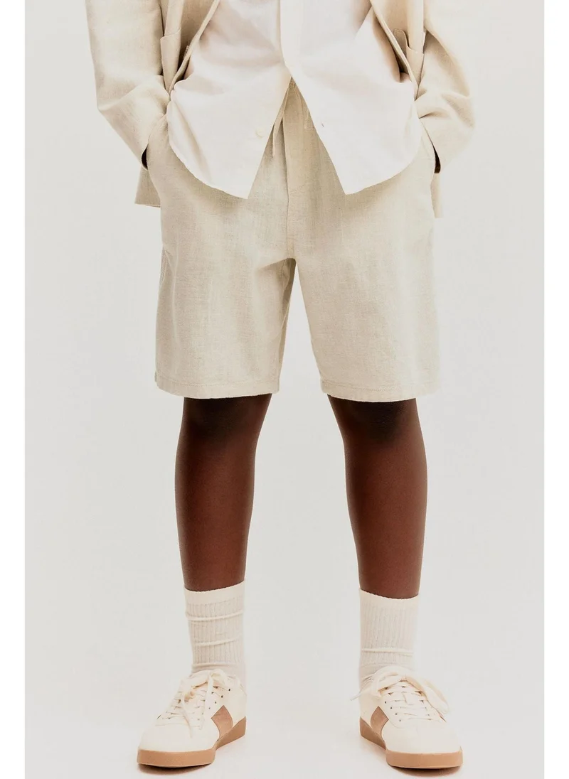 H&M Linen-blend shorts