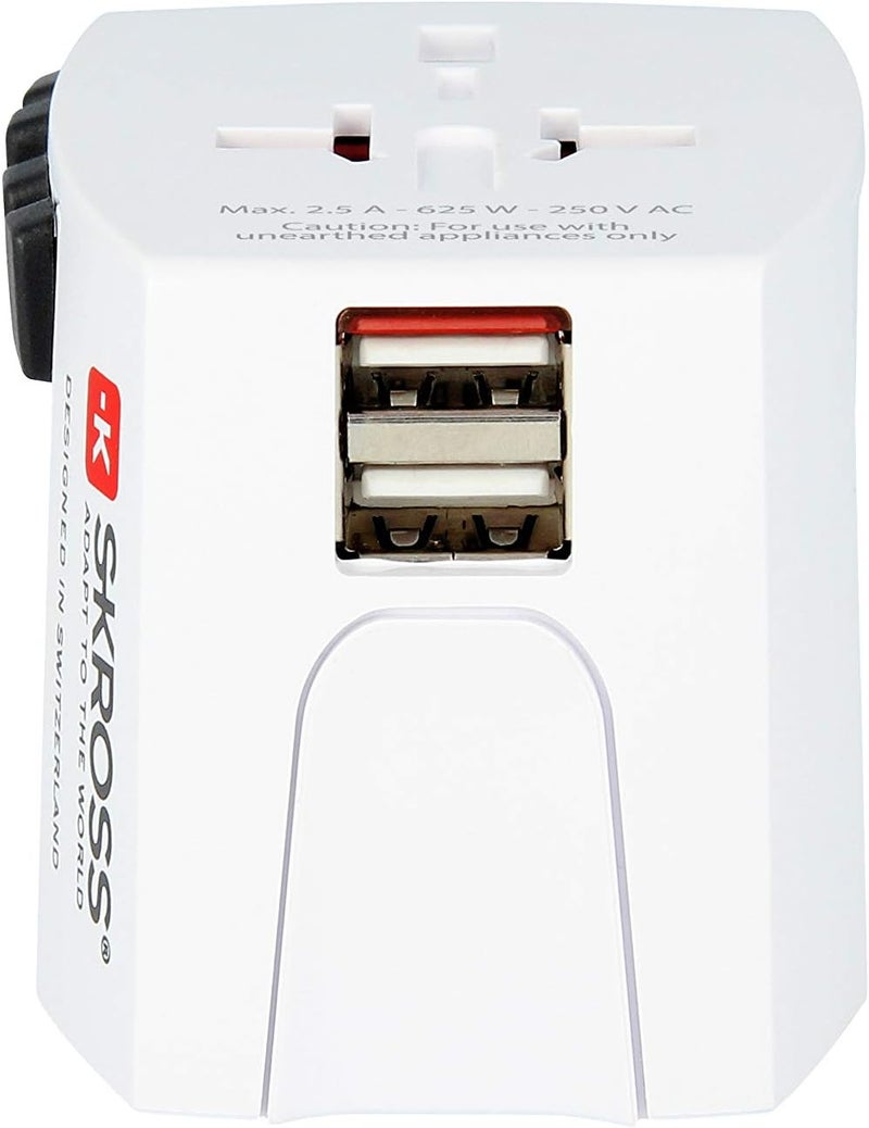 SKROSS 1.302930 World Adapter MUV Plug with Dual USB Charging - Image 3