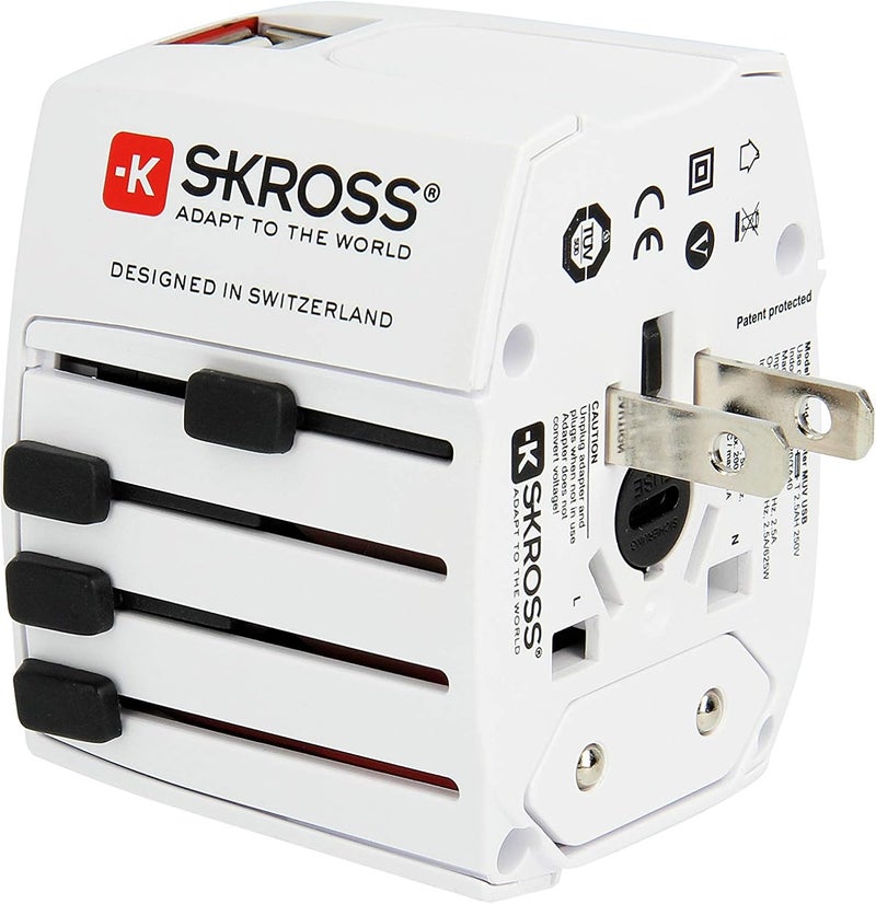 SKROSS 1.302930 World Adapter MUV Plug with Dual USB Charging - Image 5