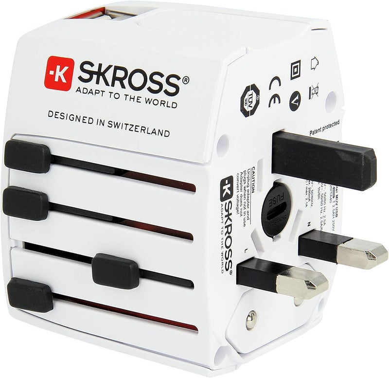 SKROSS 1.302930 World Adapter MUV Plug with Dual USB Charging - Image 4