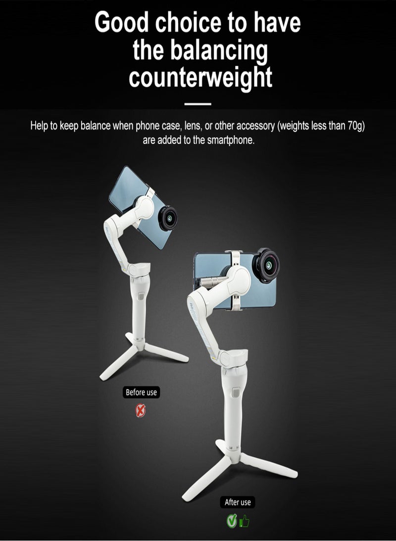 STARTRC Gimbal Stabilizer Counterweight Balance Counter Weight 20g/20g/10g Replacement for DJI OM5 OM4 OSMO Mobile 3 - Image 4
