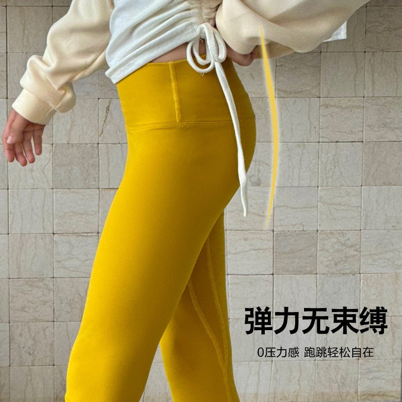 2025 New Girls' Stretch Slim Shark Pants Children'S High Waist Leggings Big Children'S Yoga Sports Pants - Image 3