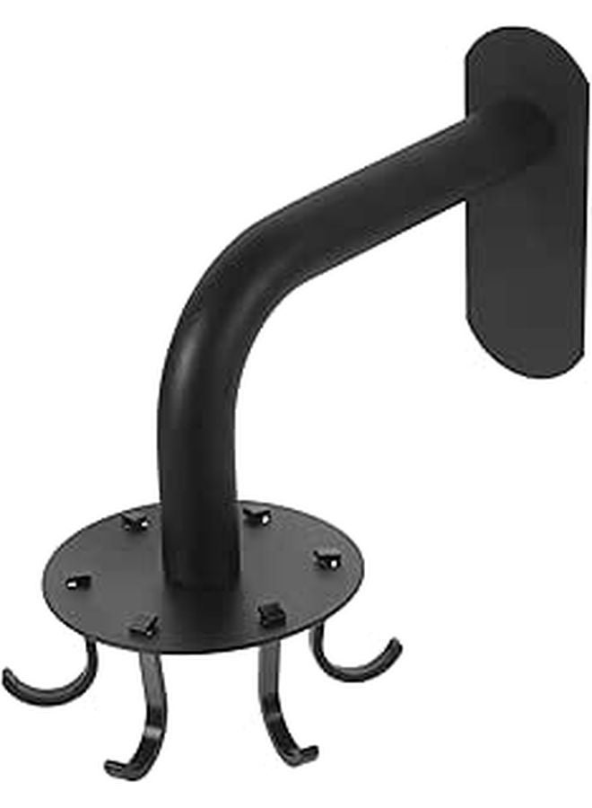Stainless Steel Rotating Wall Hooks Set No Punching For Kitchen Bathroom Towel Storage - Image 1