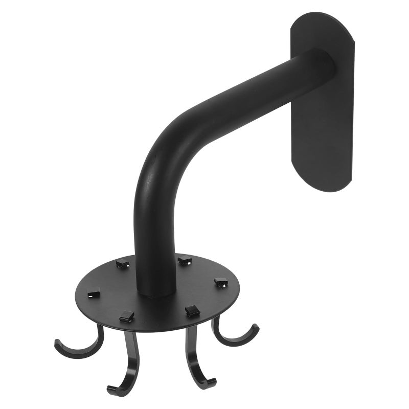 Stainless Steel Rotating Wall Hooks Set No Punching For Kitchen Bathroom Towel Storage - Image 2