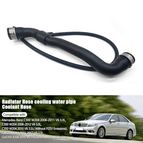 GOLACOD Radiator Hose Cooling Water Pipe Coolant Hose Replaces 2045010382 Compatible with MercedesBenz W204 Series C300 20082012 C350 2010 X204 Series GLK350 20102012 30L 35L - Image 3
