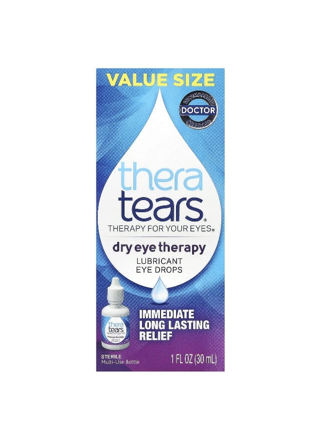 Thera Tears TheraTears, Dry Eye Therapy, Lubricant Eye Drops, 1 fl oz (30 ml)  - Image 2
