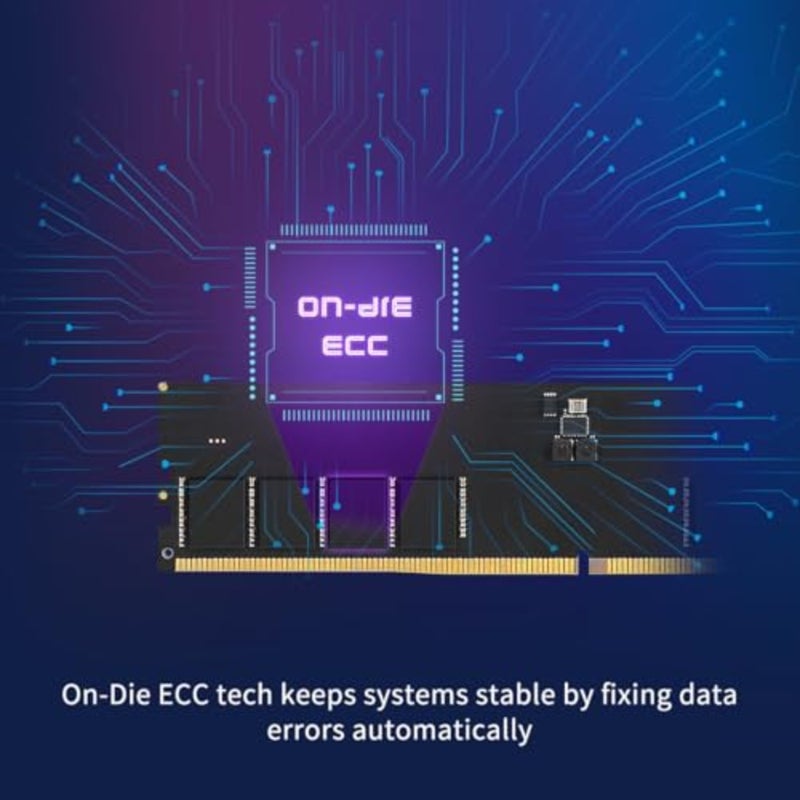 ترقية 32 جيجابايت 2 × 16 جيجابايت DDR5 ثنائي الرتبة 5600 ميجا هرتز CL46 1.1 فولت UDIMM وحدة ذاكرة الوصول العشوائي للكمبيوتر المكتبي - SP032GBLVU560F22 - Image 5