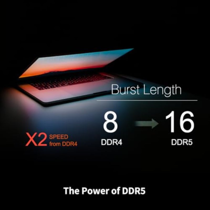 ترقية 32 جيجابايت 2 × 16 جيجابايت DDR5 ثنائي الرتبة 5600 ميجا هرتز CL46 1.1 فولت UDIMM وحدة ذاكرة الوصول العشوائي للكمبيوتر المكتبي - SP032GBLVU560F22 - Image 4