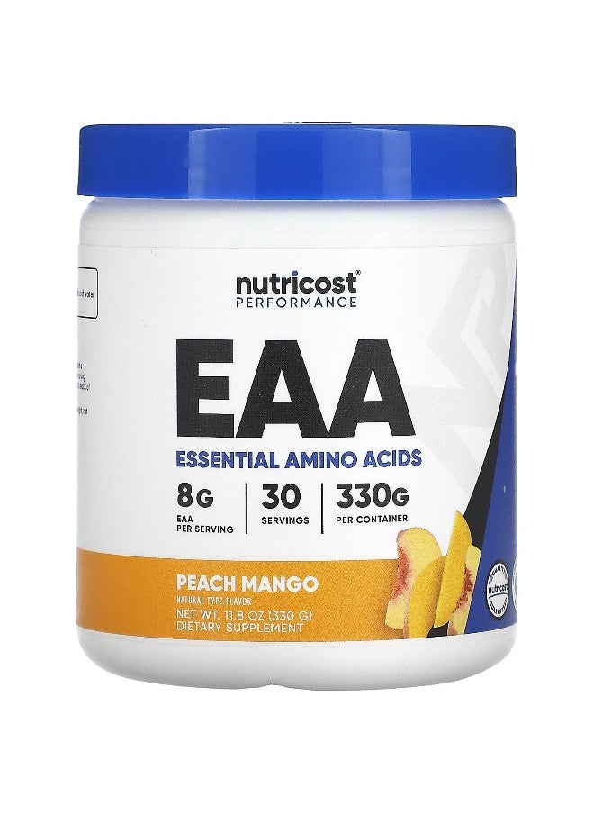 Nutricost Nutricost, Performance, EAA Powder, Peach Mango, 11.8 oz (330 g)  - Image 1