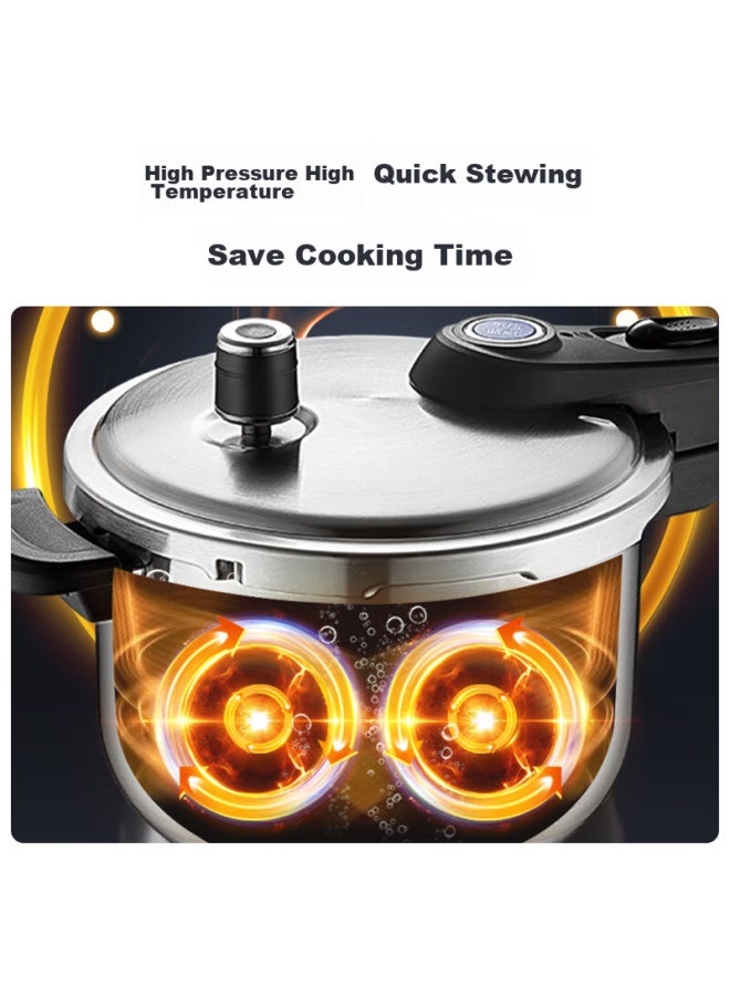 Supor Blue Eye Gas Pressure Cooker, 304 Stainless Steel, Large Capacity, High-pressure Cooker, Compatible With Induction And Gas Stoves, 22cm Diameter - Image 1