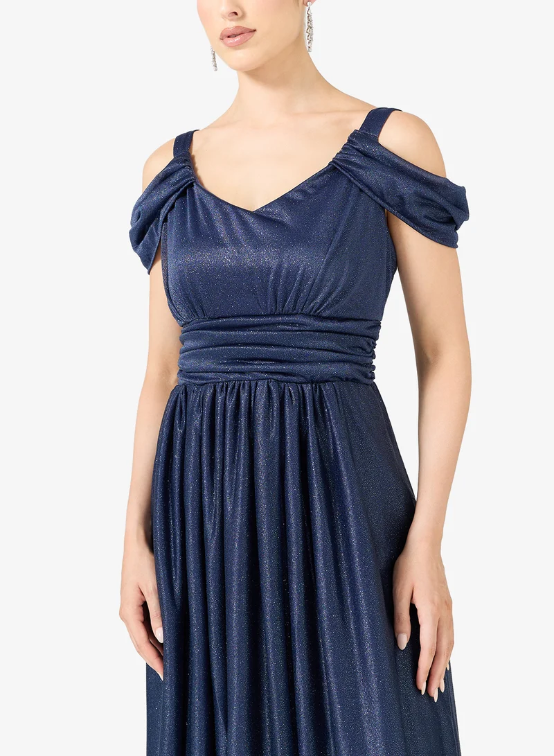 Ella Limited Edition  Cold Shoulder Shimmer Drss for Women | Best Price UAE