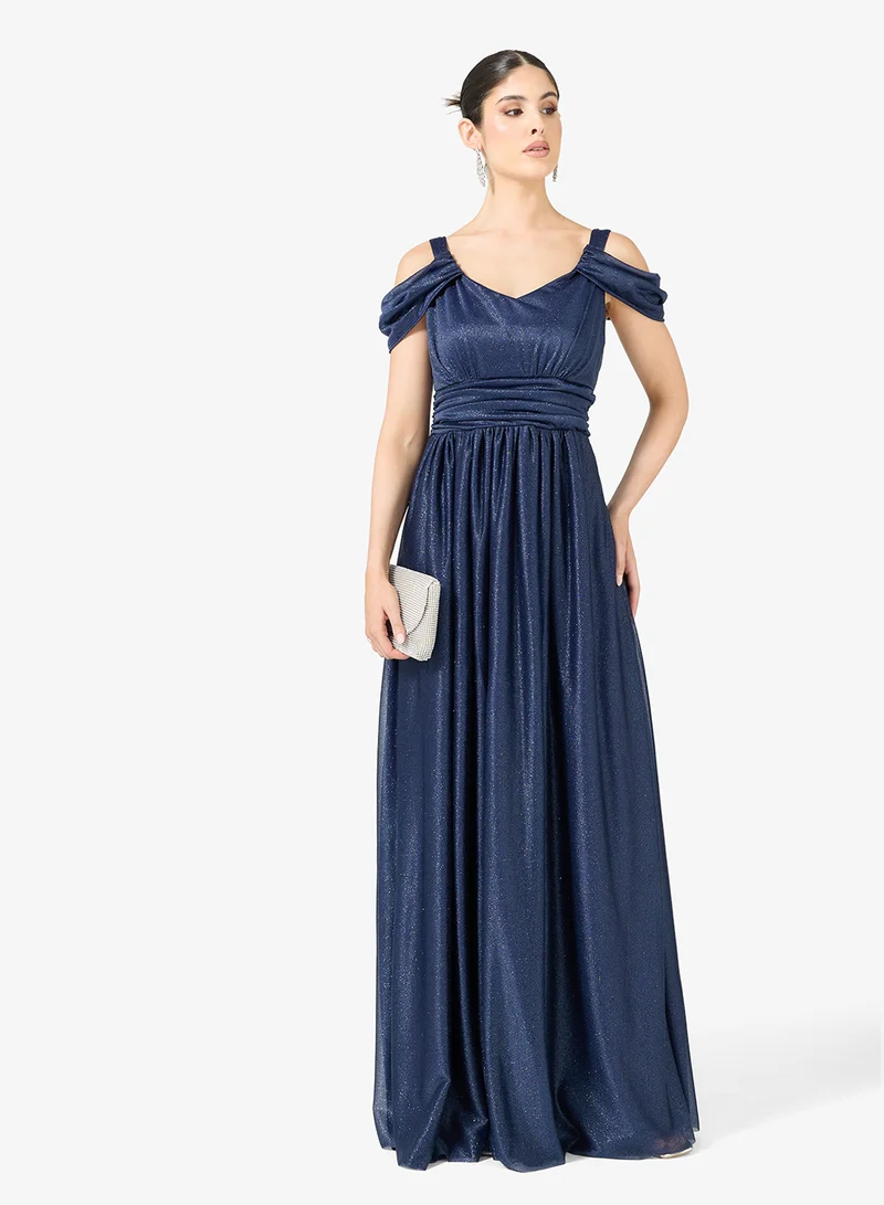Ella Limited Edition  Cold Shoulder Shimmer Drss for Women | Best Price UAE