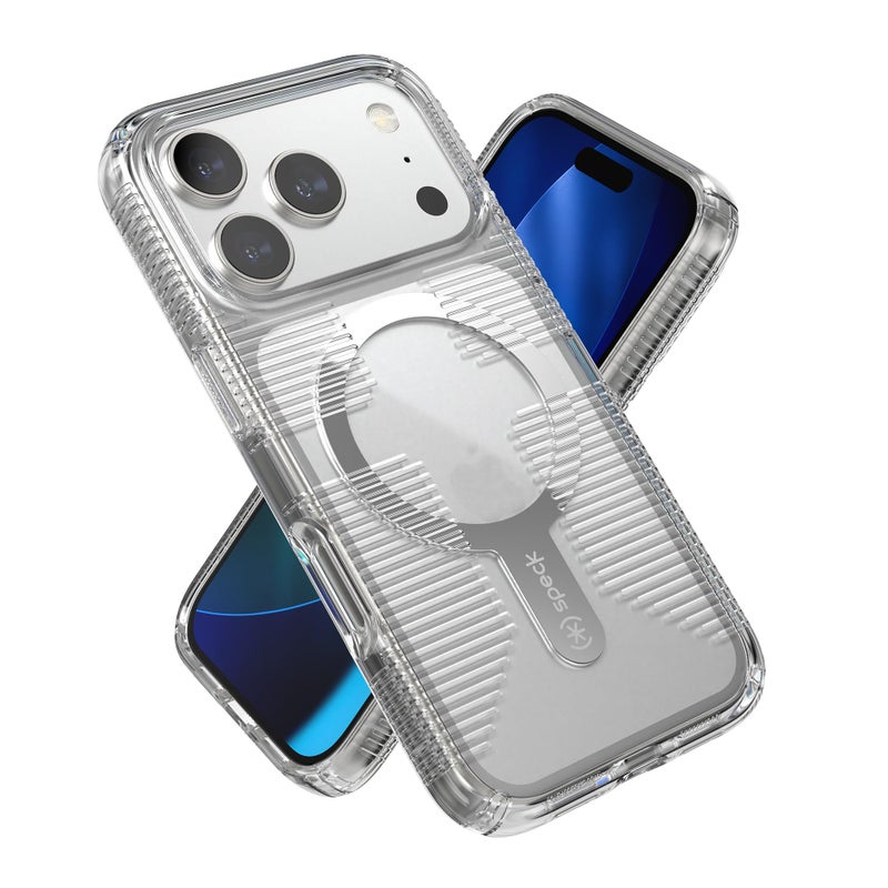 Speck GEMSHELL Grip MS Case for iPhone 17 Pro ClearClear Slim Protective Grip Drop Protection MagSafe Compatible - Image 2