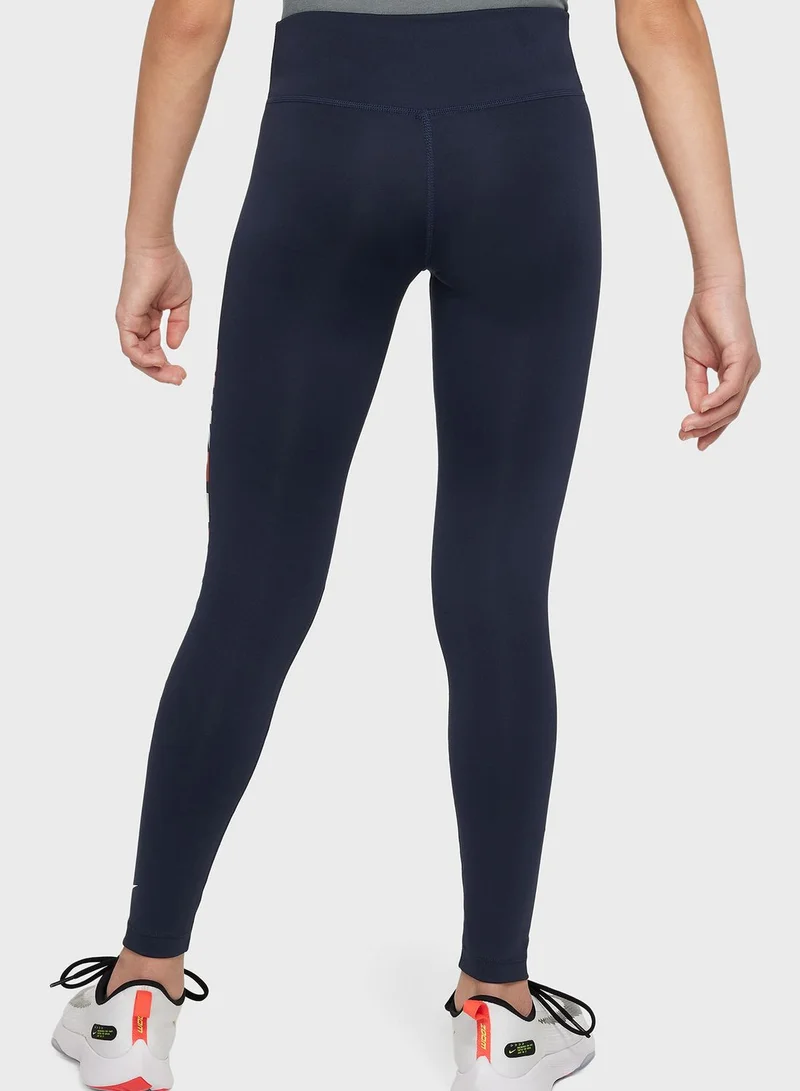 Nike Youth Dri-Fit One Logo Tights