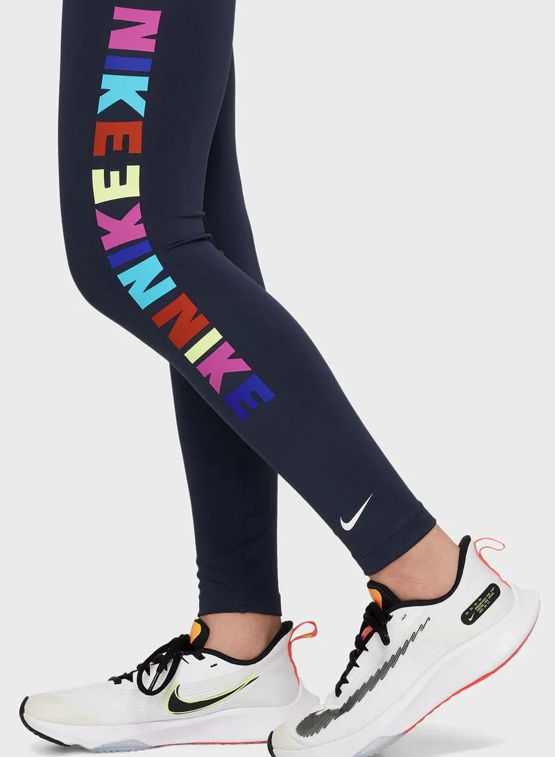 Nike Youth Dri-Fit One Logo Tights