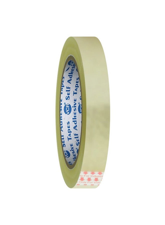 VCR Self Adhesive Transparent Cello Tape 35 Meters In Length 12Mm 0.5" Width 2 Rolls Per Pack Bopp Industrial Packaging Tape For E Commerce Box Packing Office And Home Use - Image 5