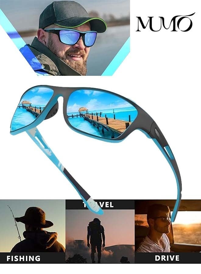 MUMO Polarized Sports Sunglasses for Men Driving Cycling Fishing Sun Glasses 100% UV Protection Goggles - Image 1