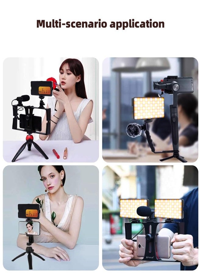 FJHEPERPOO 98 LED Portable Selfie Light Video Conference Lighting with Clip & Camera Tripod Adapter Rechargeable 1800mAh CRI 97+, 3 Light Modes for Phone iPhone Webcam Laptop Photo Makeup, Conferences, TikTok - Image 5