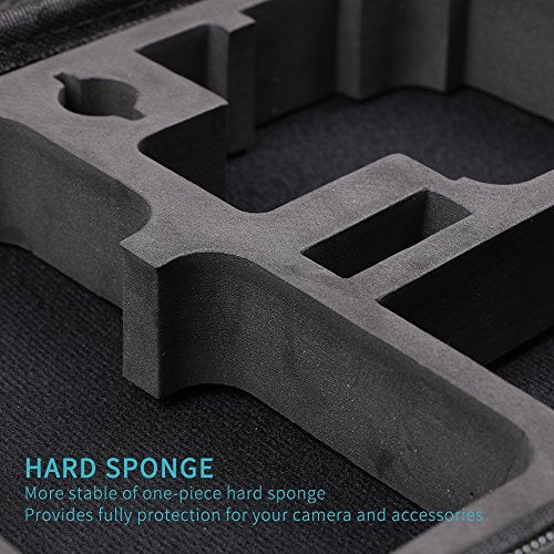 SUREWO Surface-Waterproof Carrying Case Compatible with GoPro Hero 13/12/11/10/9/8/7/(2018)/6/5 Black,DJI osmo action,AKASO/Campark/YI Action Camera and More (Large) - Image 4