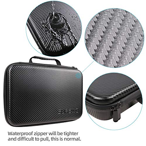 SUREWO Surface-Waterproof Carrying Case Compatible with GoPro Hero 13/12/11/10/9/8/7/(2018)/6/5 Black,DJI osmo action,AKASO/Campark/YI Action Camera and More (Large) - Image 5