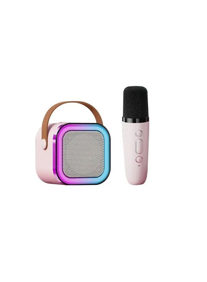 Portable K12 Bluetooth Small Home KTV Microphone Speaker with 1 Microphones - Image 1