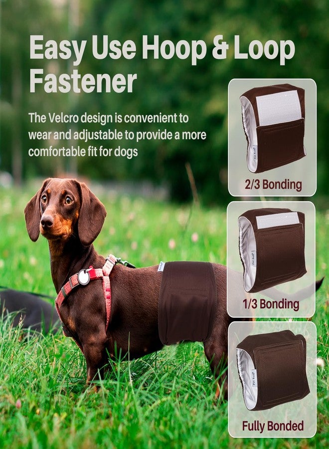 Pet Soft Dog Diapers Male, 5 Pack Male Dog Belly Bands, High Absorbing Washable Males Dog Wraps for Doggie Puppy(Space, XS) - Image 4