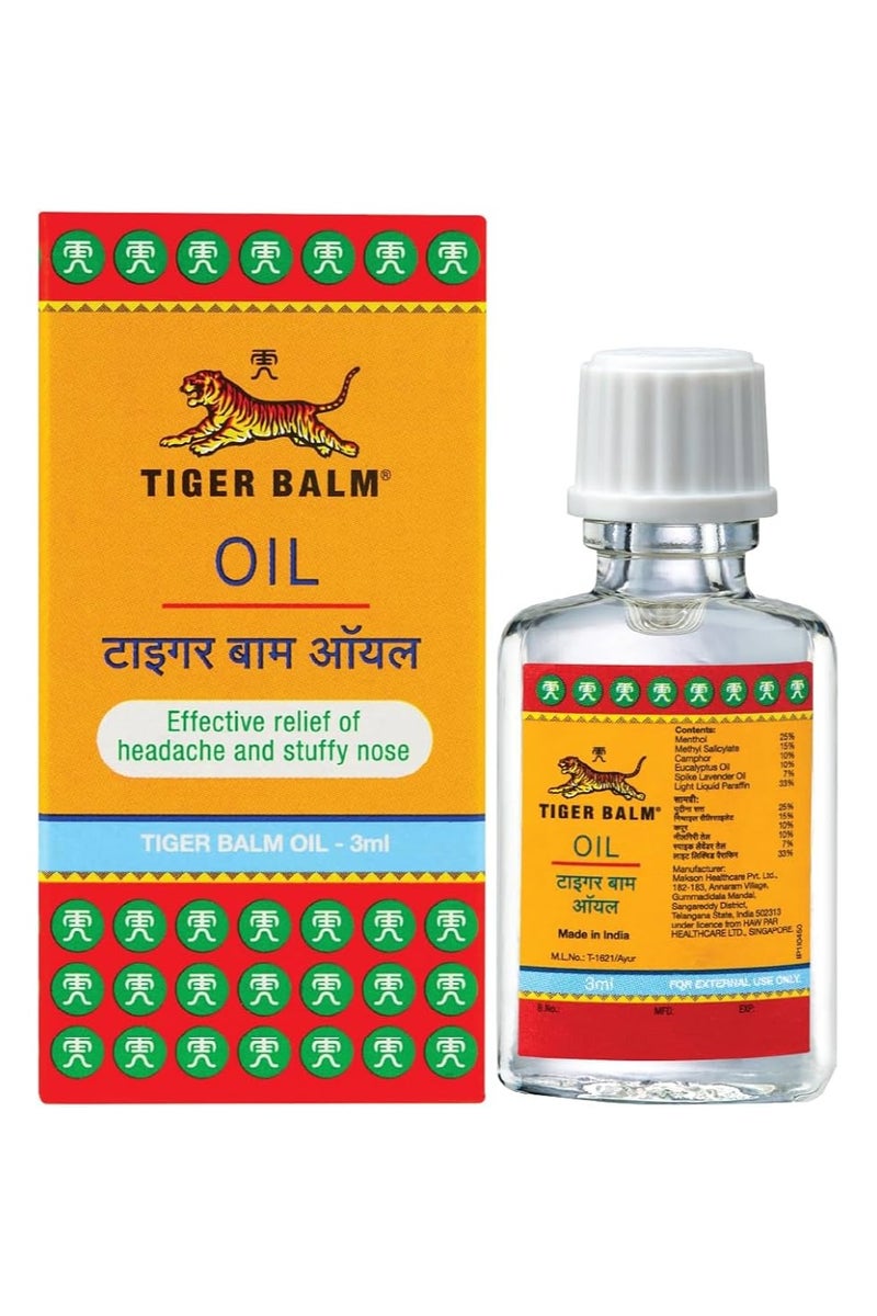 زيت لعلاج الصداع واحتقان الأنف ٣ مل (عبوة من ١٢ قطعة) - Image 2