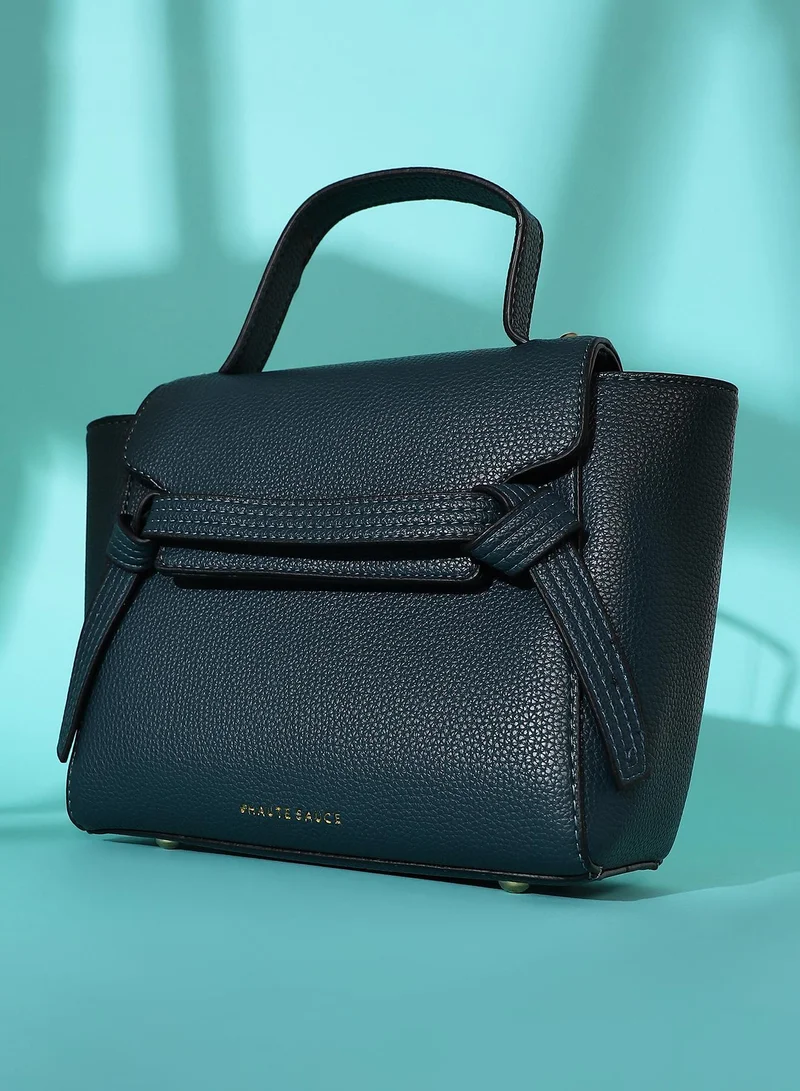 Haute Sauce Women's The Cruise Hand Bag - Navy Blue