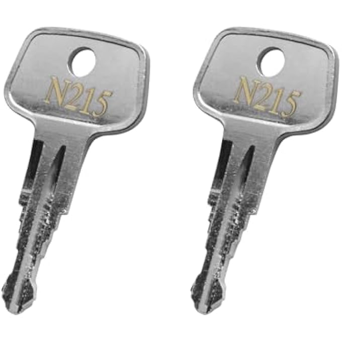 rayihni N215 Car Rack Key,Errebi Replacement Key for Yakima and Thule Ski,Cargo Box,Roof,Carrier Racks and Crossbars-Codes N215[2 pac] - Image 3