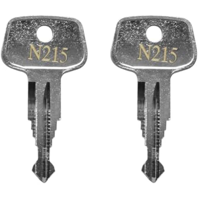 rayihni N215 Car Rack Key,Errebi Replacement Key for Yakima and Thule Ski,Cargo Box,Roof,Carrier Racks and Crossbars-Codes N215[2 pac] - Image 2