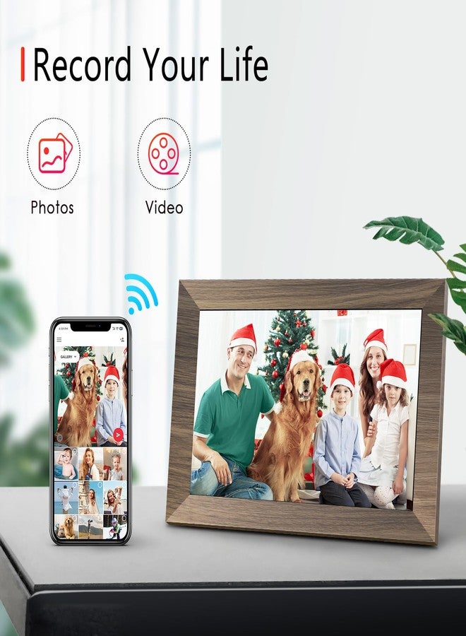 Canupdog WiFi Digital Picture Frame 10.1 Inch, IPS Touch Screen Smart Cloud Digital Photo Frame with 16GB Storage, Wall Mountable, Auto-Rotate, Share Photos from Anywhere Via App - Image 4