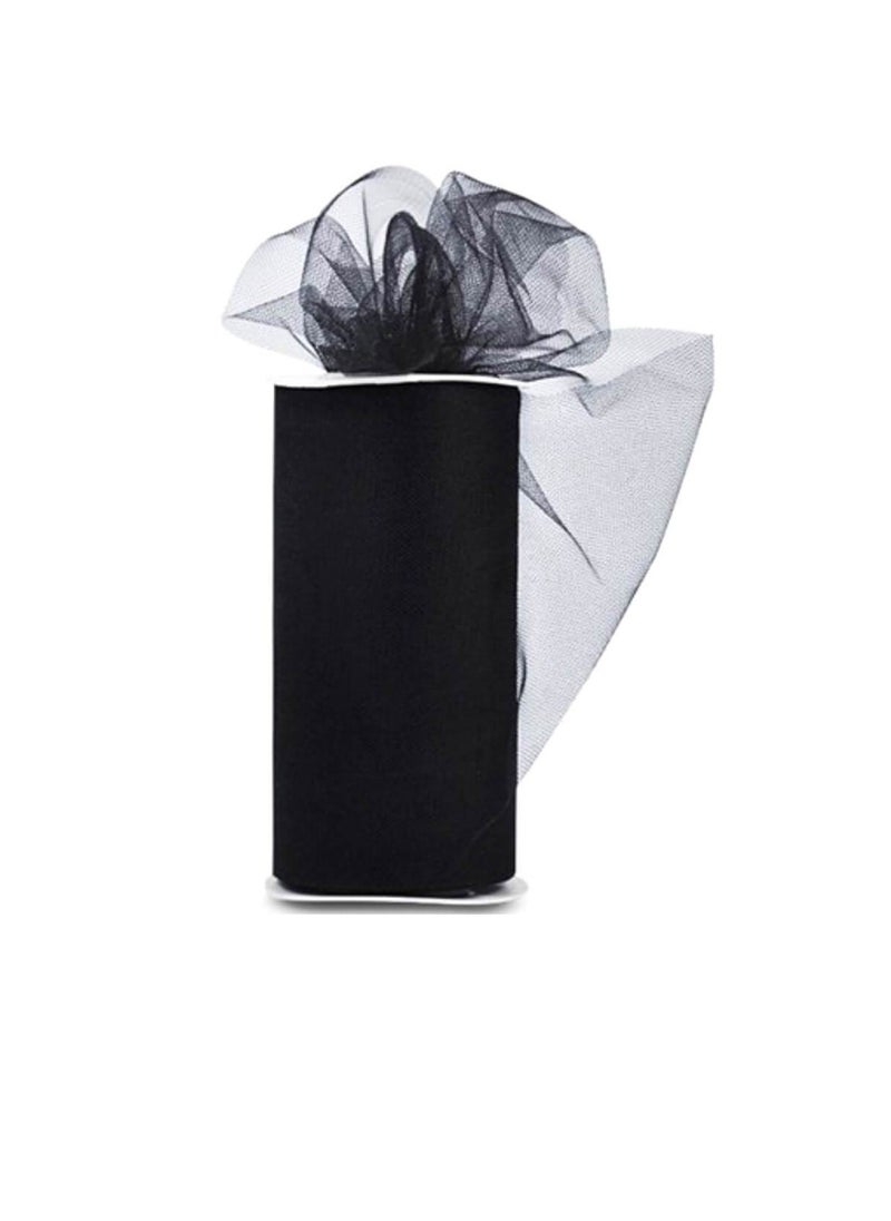 Expo Expo Shiny Tulle 6 inch x 24 yard Spool Black  - Image 2