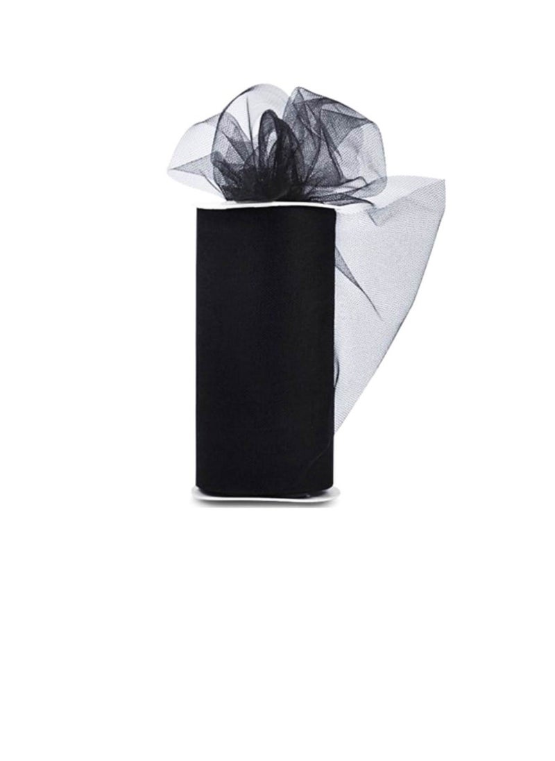 Expo Expo Shiny Tulle 6 inch x 24 yard Spool Black  - Image 3