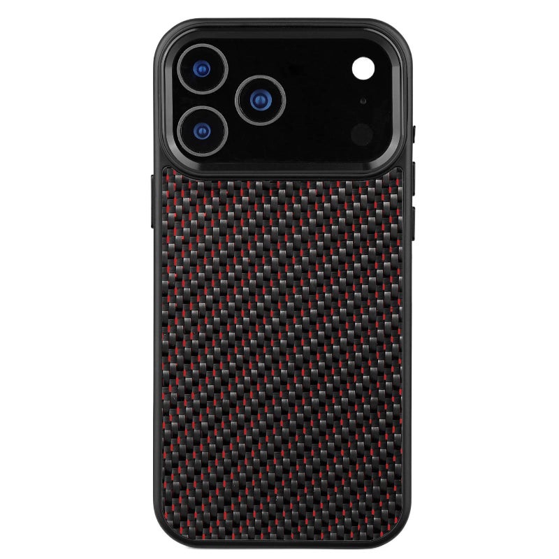 غطاء واقي | Carbon Fiber Texture | مقاوم للصدمات لـ iPhone 15 / 15 Plus / 15 Pro / 15 Pro Max | حماية من السقوط | ملمس ألياف الكربون - Image 5