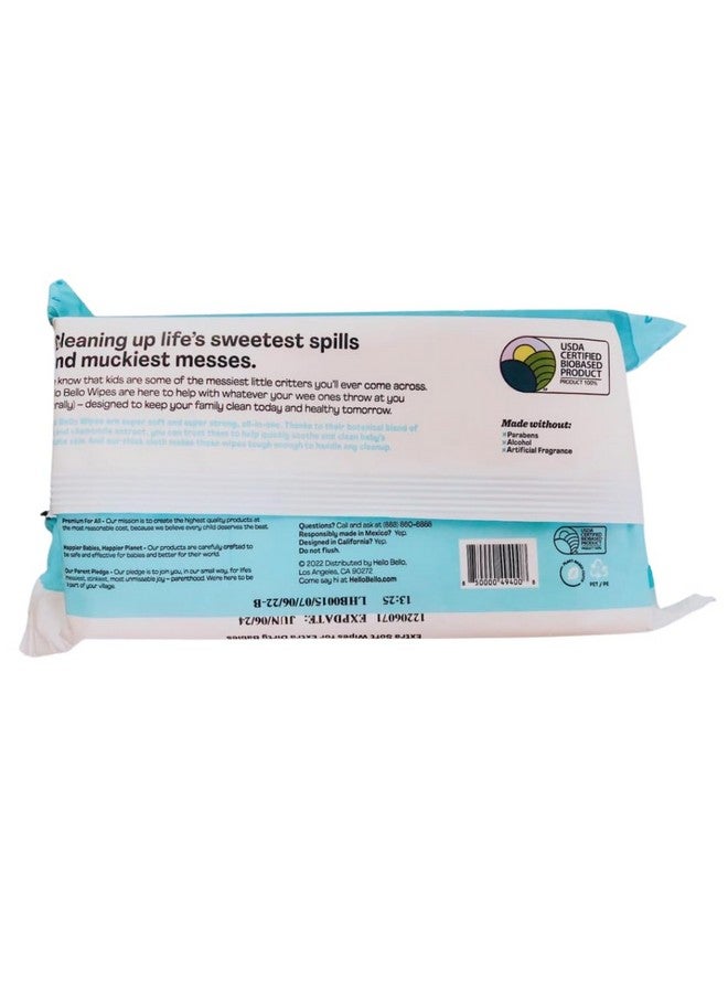 Hello Bello Baby Wipes 60 ct (4-Count) - Image 3