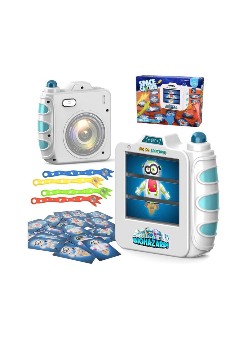 Space Catcher Interactive Camera Memory Matching Game Toy for Kids with Cards and Wrist Bands - Image 4