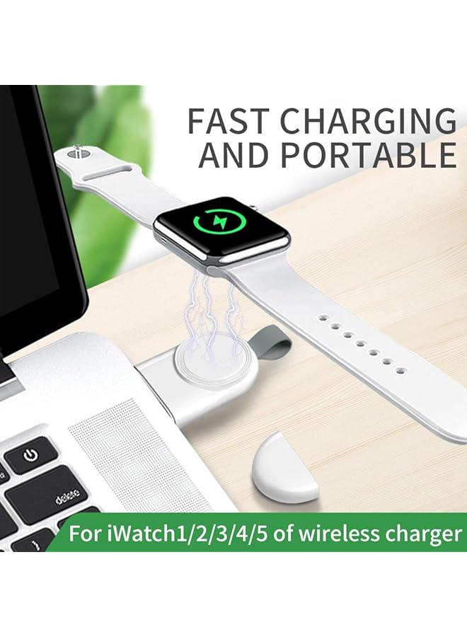 erorex Usb Charger Compatible With Iwatch Watch Magnetic Travel Portable Wireless Chargering Compatible With Watch Series Ultra 9 8 7 6 Se 5 4 3 2 44Mm 42Mm 40Mm 38Mm No Cable Charger - Image 4