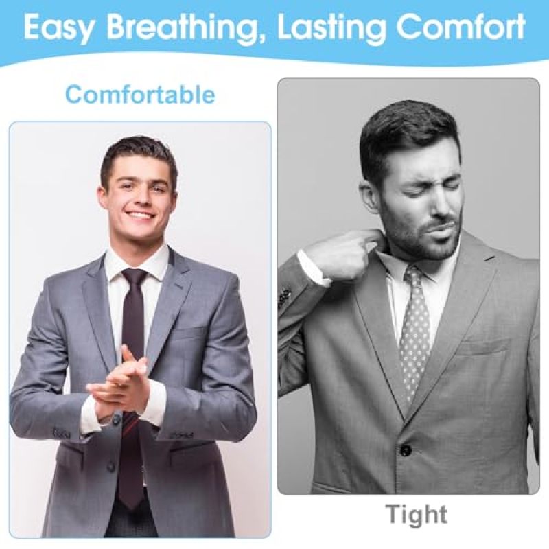 Shirt Neck Extender 10 Mm Diameter Instant Comfort Button Extender - Slim Discreet Design Collar Extender for Men’s And Women’s Formal Office Events - Image 4