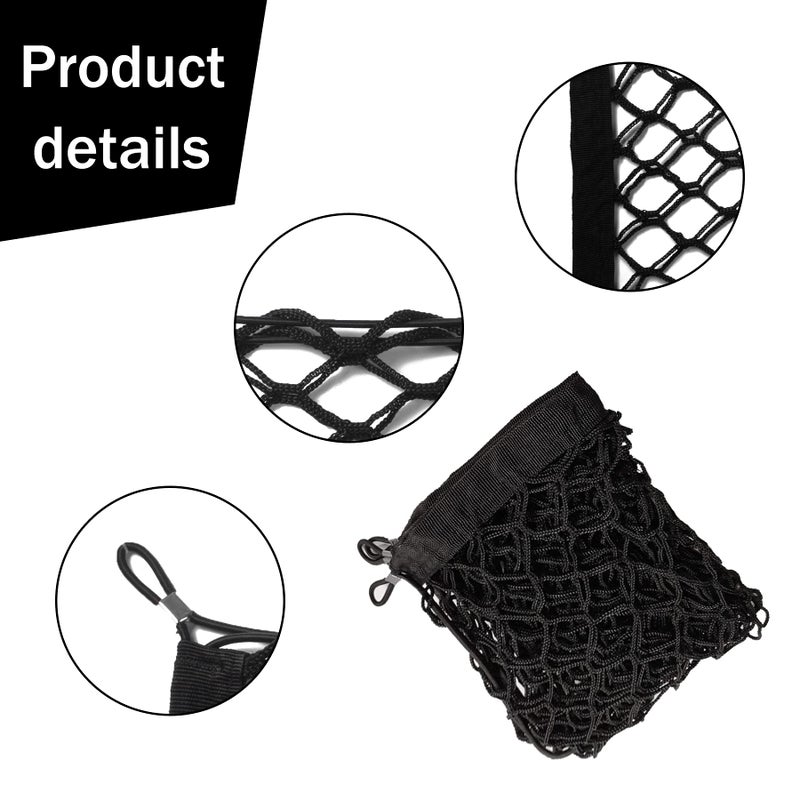 Amiss Cargo Net Stretchable. Adjustable Elastic Trunk Storage Net with Hook for SUVs, Cars and Trucks, Car Exterior Accessories (43.3x15.8 Inch) - Image 4