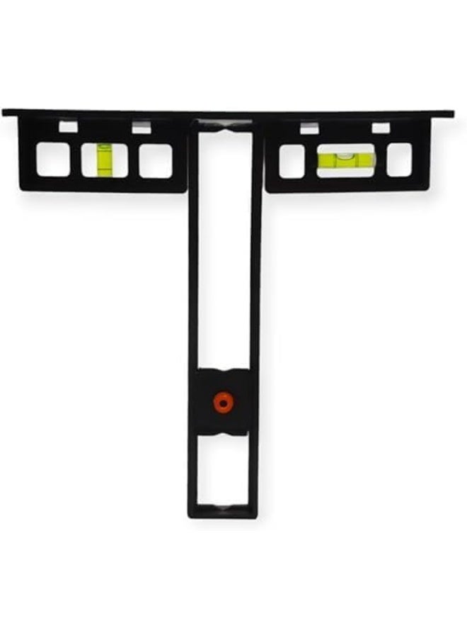 ميزان مائى متخصص لتعليق الصور و اللوحات، لتعليق مثالى للصور و المرايا بسهولة، مؤشرات ميل عامودية و افقية مدمجة مع مسطرة متحركة لتحديد مكان التعليق - Image 1