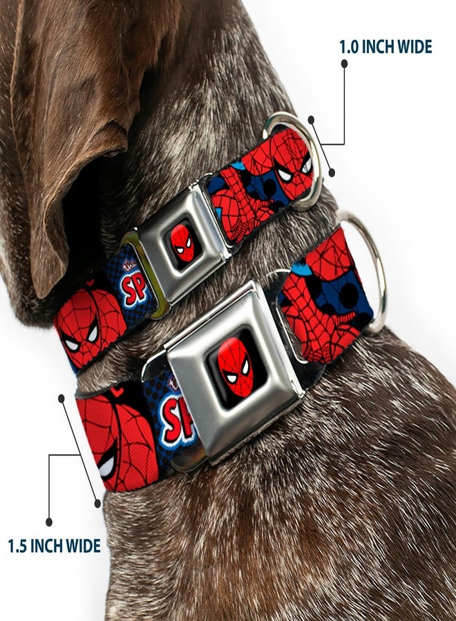 Buckle Down Buckle-Down Seatbelt Buckle Dog Collar - Amazing Spider-Man - 1" Wide - Fits 11-17" Neck - Medium - Image 2