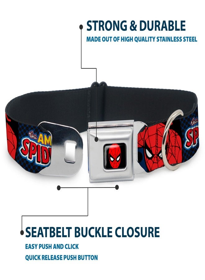 Buckle Down Buckle-Down Seatbelt Buckle Dog Collar - Amazing Spider-Man - 1" Wide - Fits 11-17" Neck - Medium - Image 4
