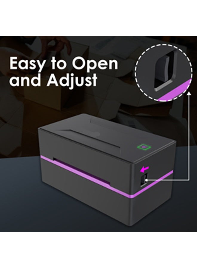 High-Speed Bluetooth Thermal Label Printer - Easy to Use, Compatible with Windows & Mac, Ideal for Shipping Labels, Logistics, Office, Home & Warehouse, Supports Various Label Sizes, No Ink or Toner Required  - Image 2