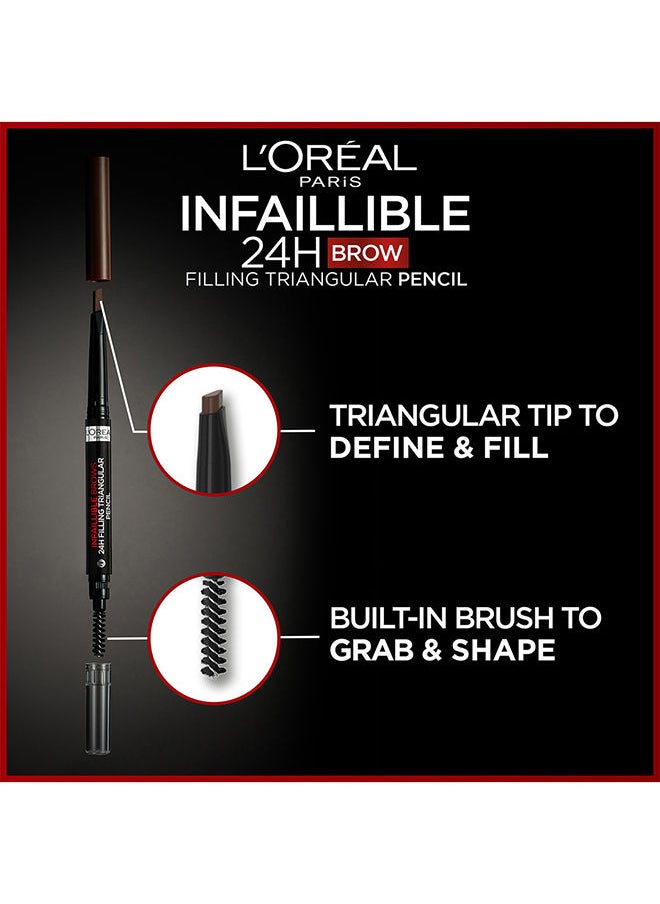 L'OREAL PARIS - حواجب Infaillible، قلم مثلث يملأ 24 ساعة، 3.0 - Image 1