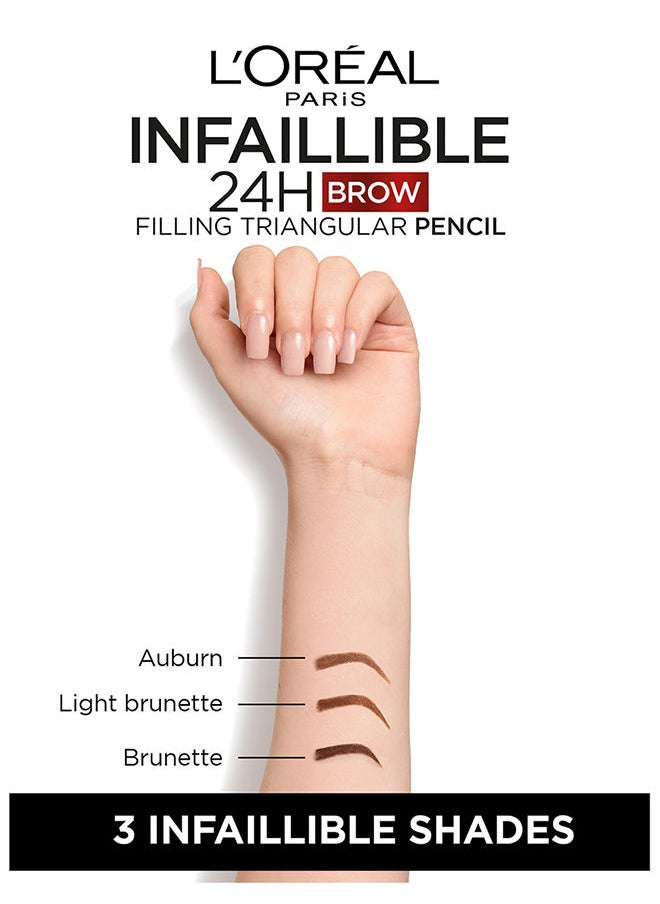 L'OREAL PARIS - حواجب Infaillible، قلم مثلث يملأ 24 ساعة، 3.0 - Image 1