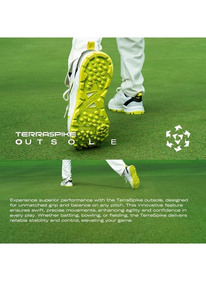 هندرد حذاء كريكت هاندرد هايبرترف - أبيض / لايم / أسود - Image 4